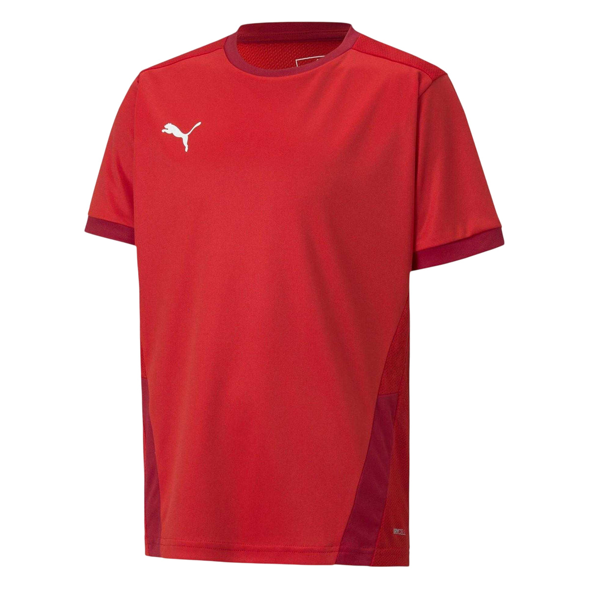 Chili Pepper Red - Front - Puma Childrens-Kids TeamGoal 23 Athletic Short-Sleeved T-Shirt