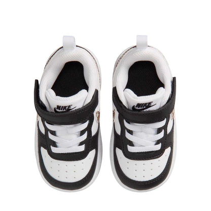 Black-Leopard - Lifestyle - Nike Toddler Court Borough Flat Shoes