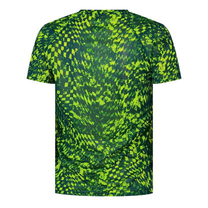 Green - Back - New Balance Womens-Ladies Performance Short-Sleeved Running Top