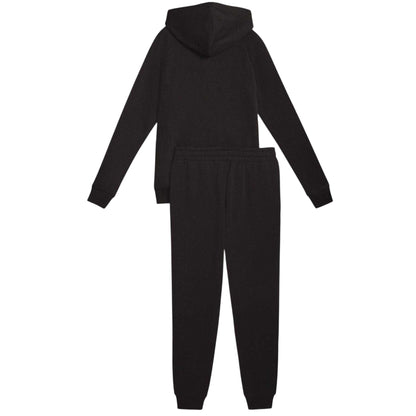 Puma Black - Back - Puma Womens-Ladies Fleece Full Zip Tracksuit