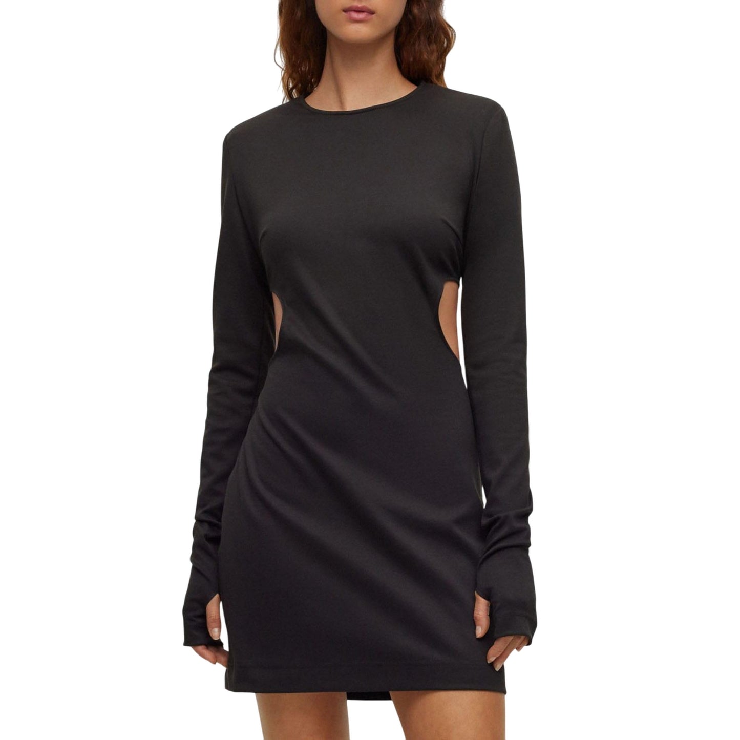 Black - Lifestyle - Hugo Womens-Ladies Kemila Mini Dress