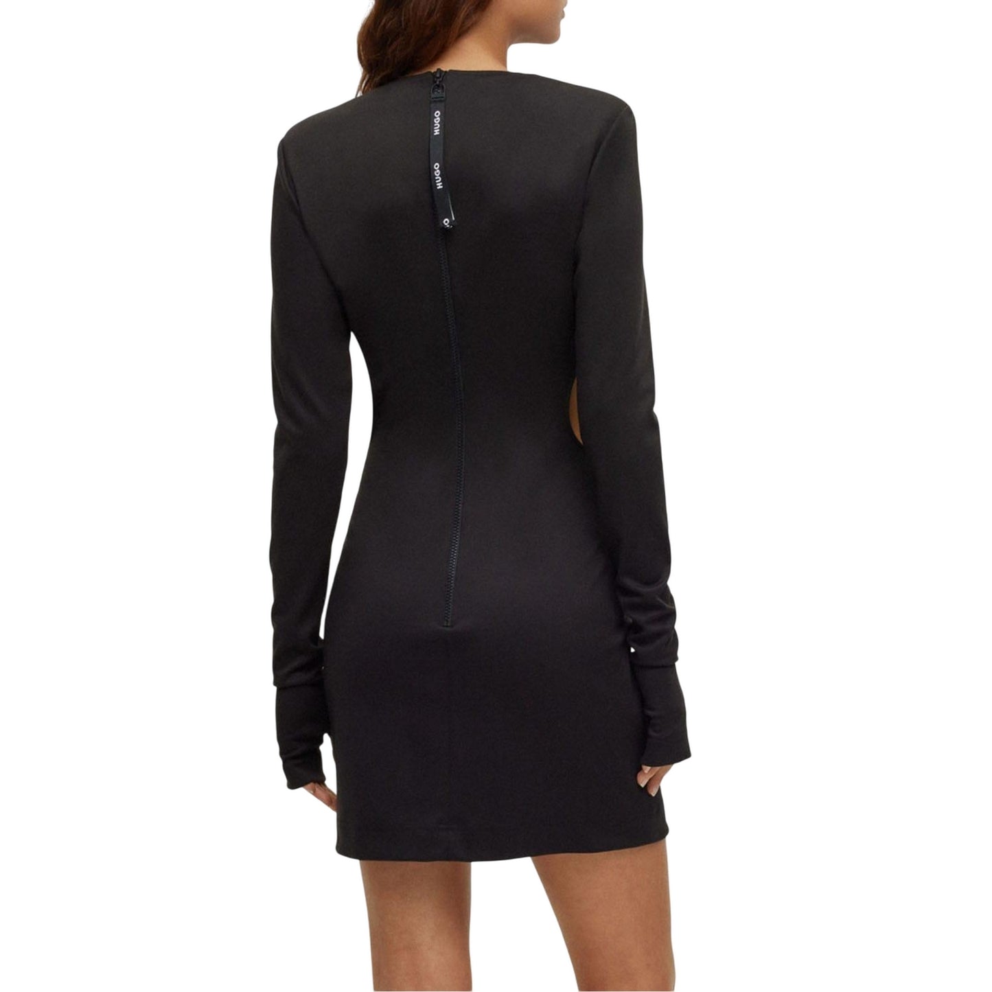Black - Back - Hugo Womens-Ladies Kemila Mini Dress