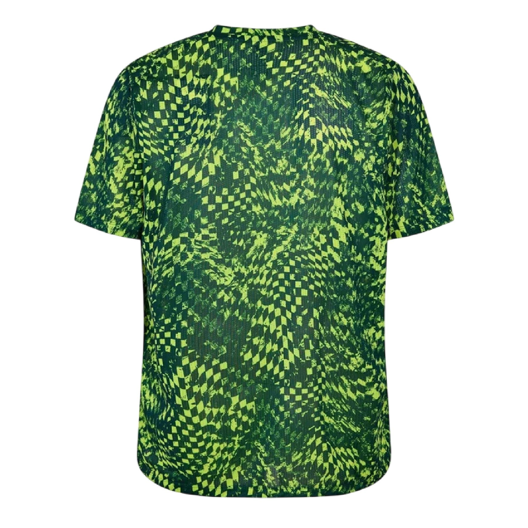 Green - Back - New Balance Mens Performance Short-Sleeved Running Top