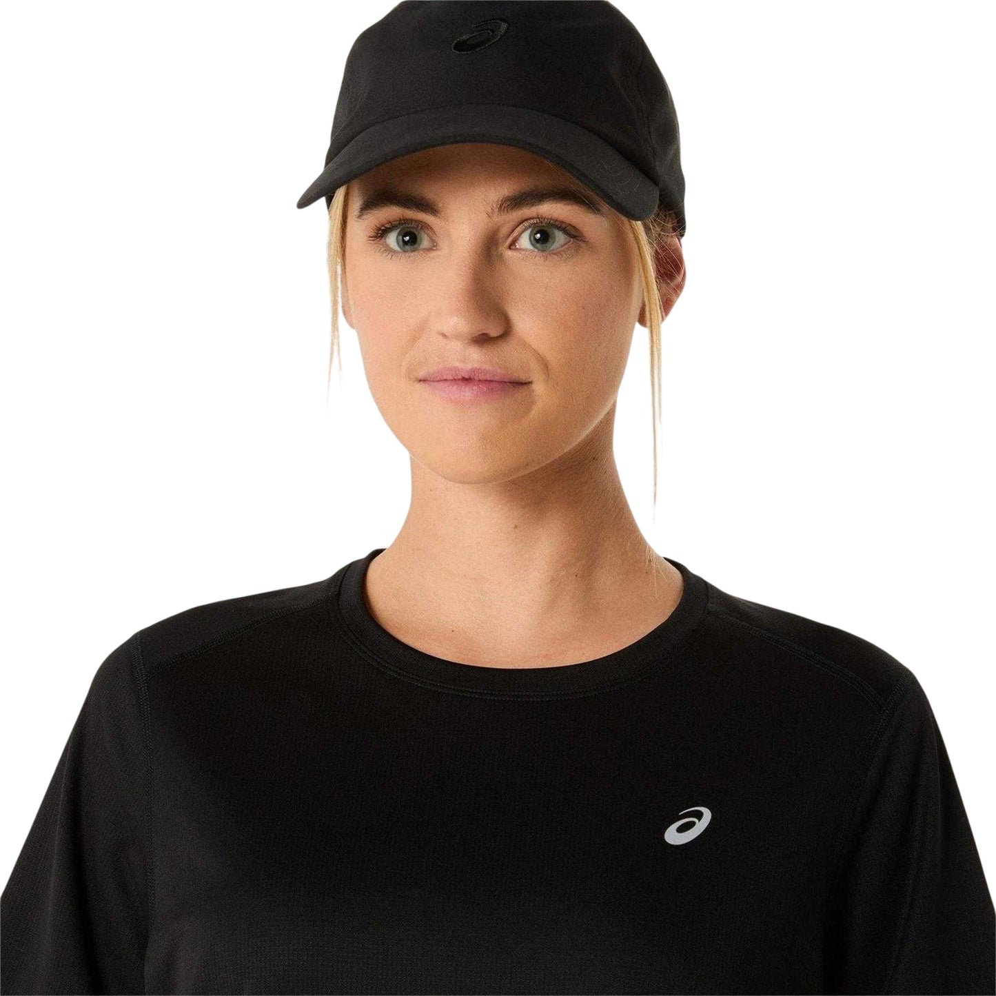 Black - Side - Asics Womens-Ladies Short-Sleeved Running T-Shirt