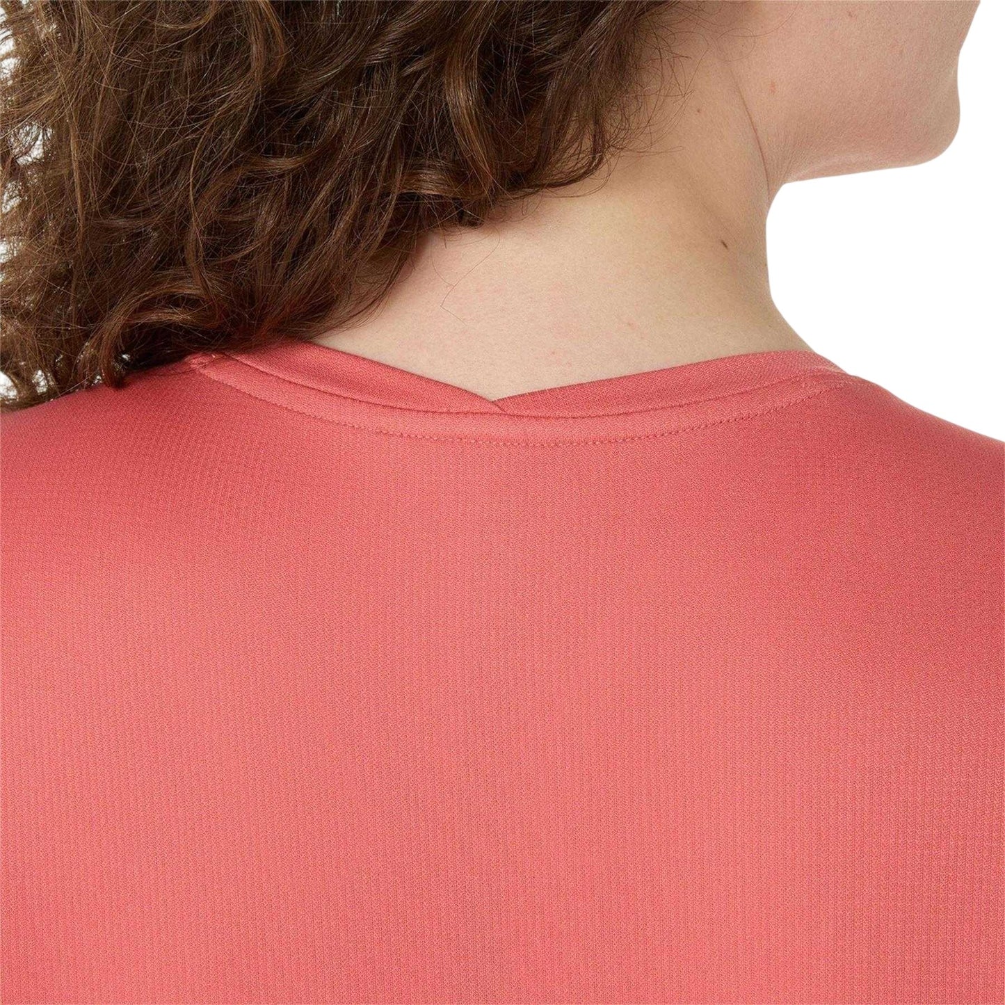 Coral-White - Lifestyle - Asics Womens-Ladies Short-Sleeved Running T-Shirt