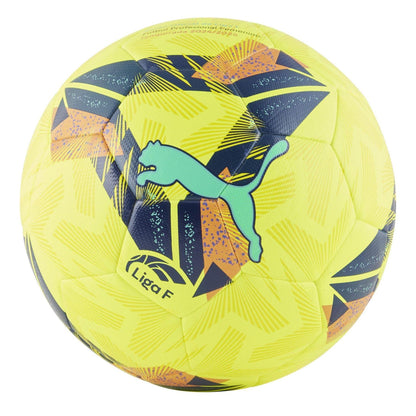Yellow - Front - Puma Orbita Liga F Training Football