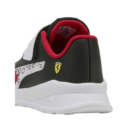 Puma Black - Back - Puma Childrens-Kids Anzarun Ferrari Flat Trainers