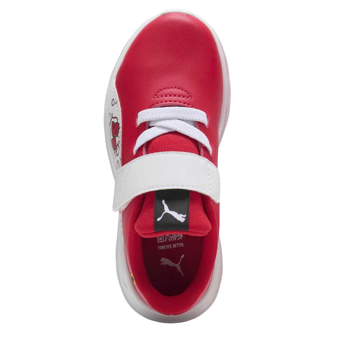 Rosso Red - Lifestyle - Puma Childrens-Kids Anzarun Ferrari Flat Trainers