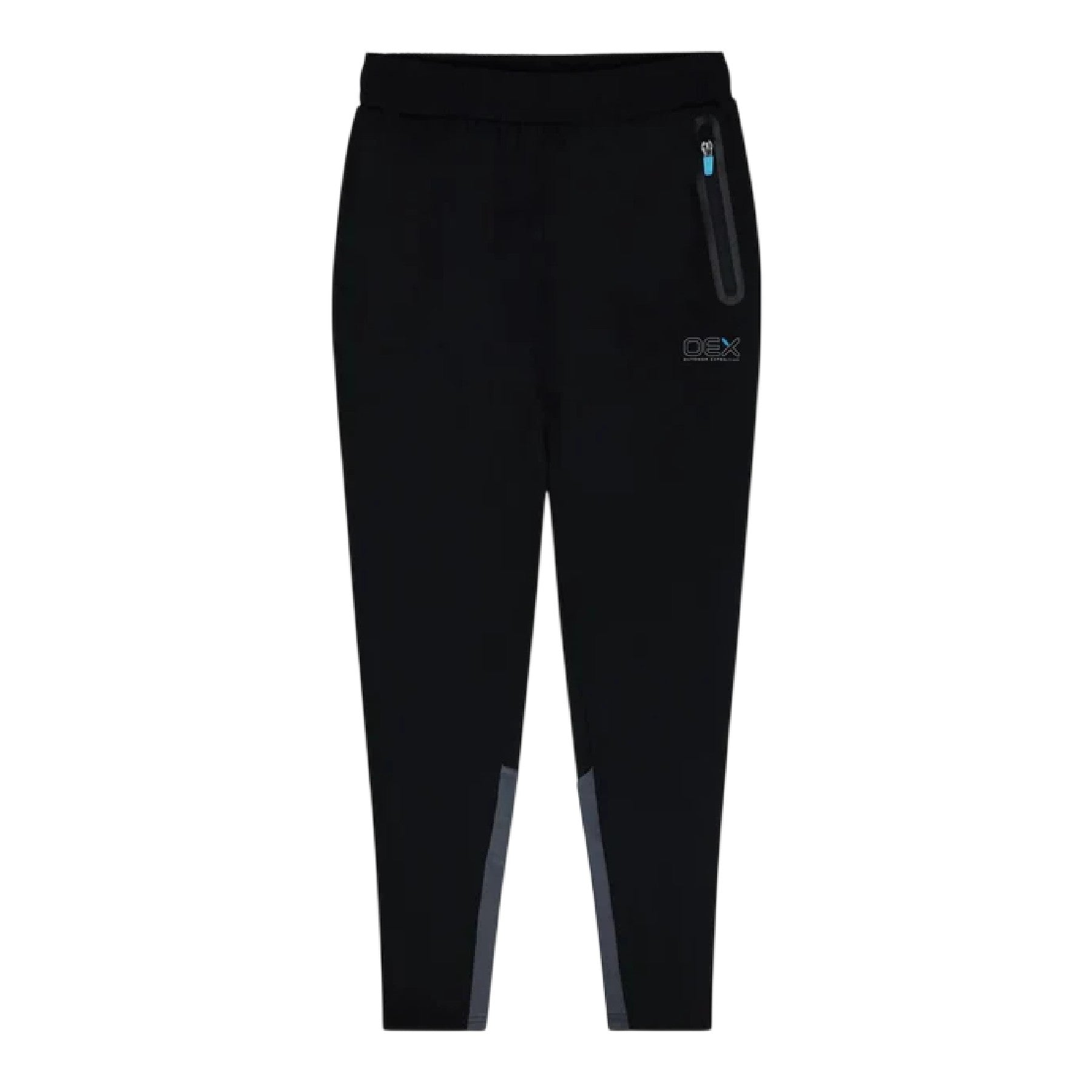 Black-Charcoal - Lifestyle - OEX Childrens-Kids Fell 2.0 Long-Sleeved Tracksuit