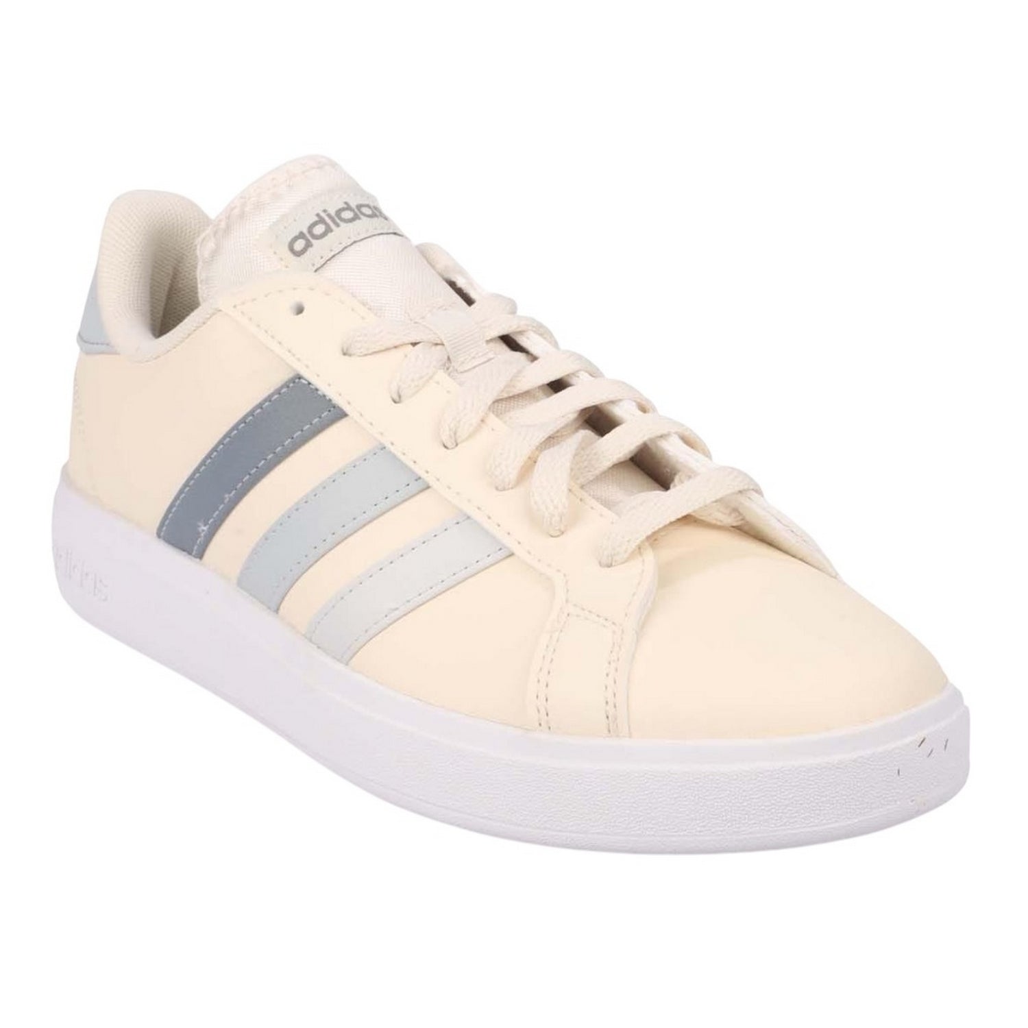 White - Front - Adidas Unisex Adult Grand Court Base 2.0 Trainers