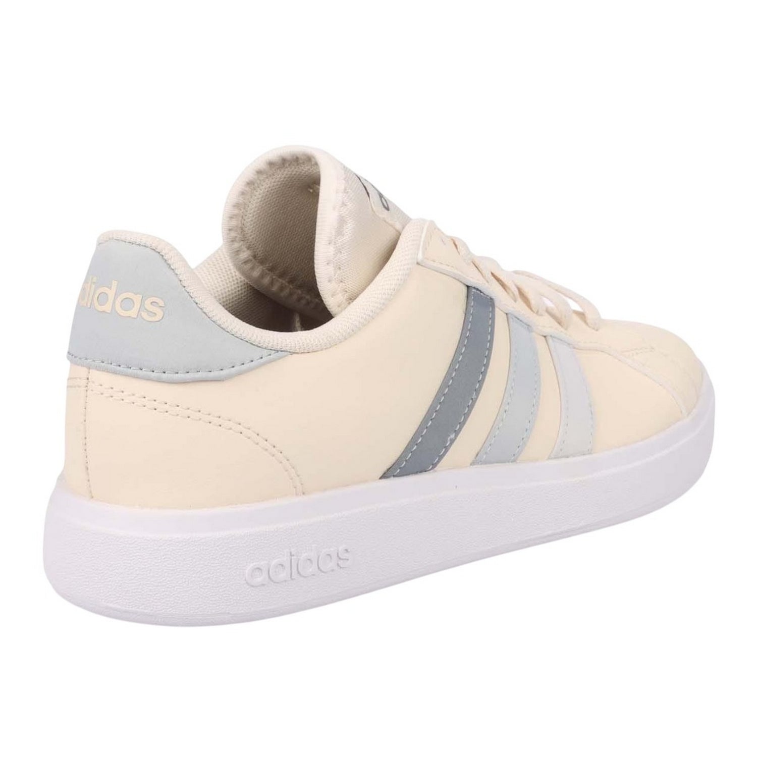 White - Lifestyle - Adidas Unisex Adult Grand Court Base 2.0 Trainers
