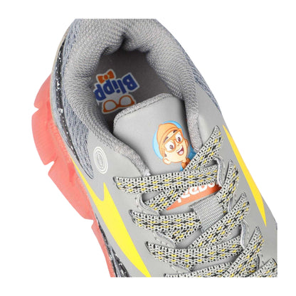Grey - Lifestyle - Reebok Childrens-Kids Zig N Glow Flashing Lights Trainers