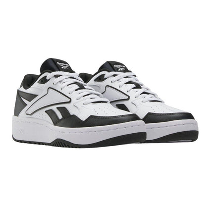 White-Black - Front - Reebok Childrens-Kids ATR Chill Leather Trainers