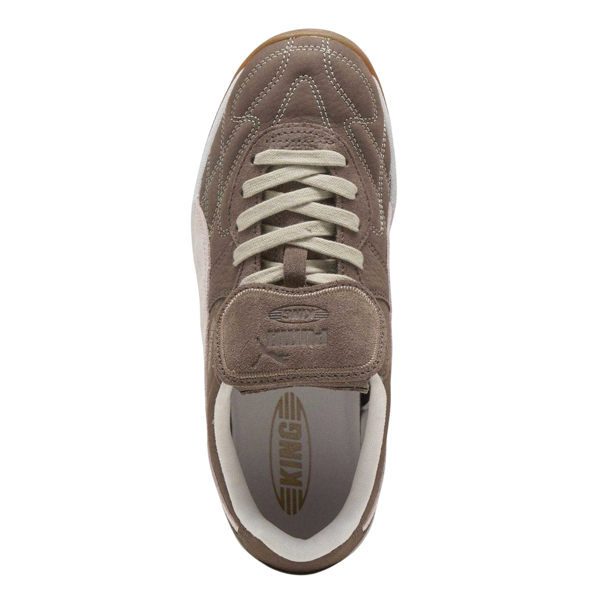 Bronze - Side - Puma Unisex Adult King Suede Trainers