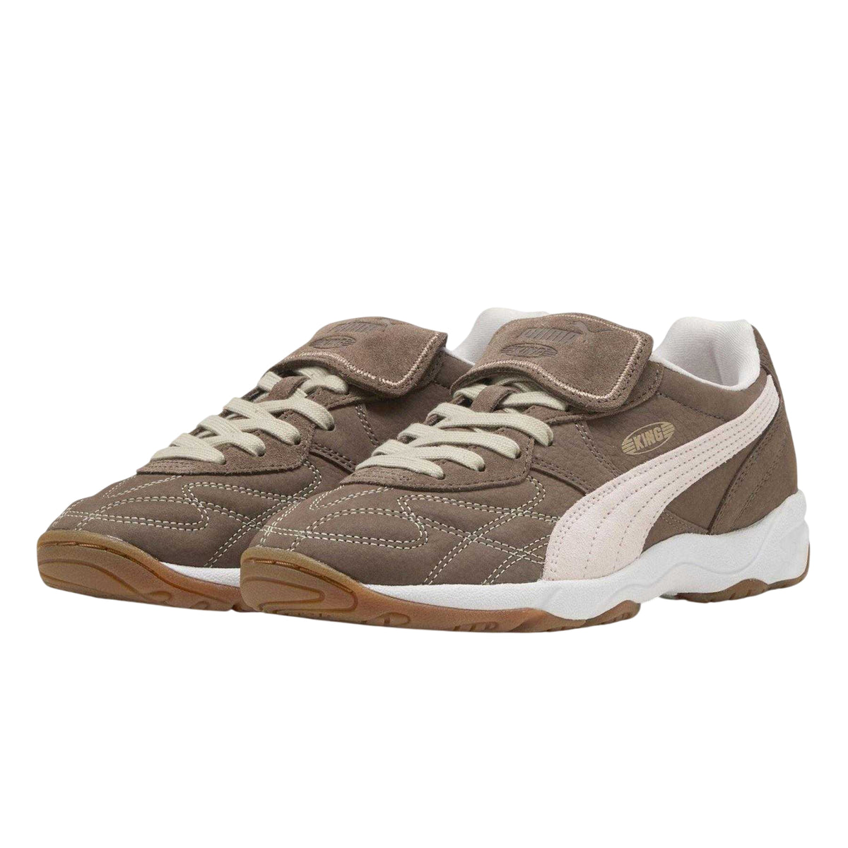 Bronze - Pack Shot - Puma Unisex Adult King Suede Trainers