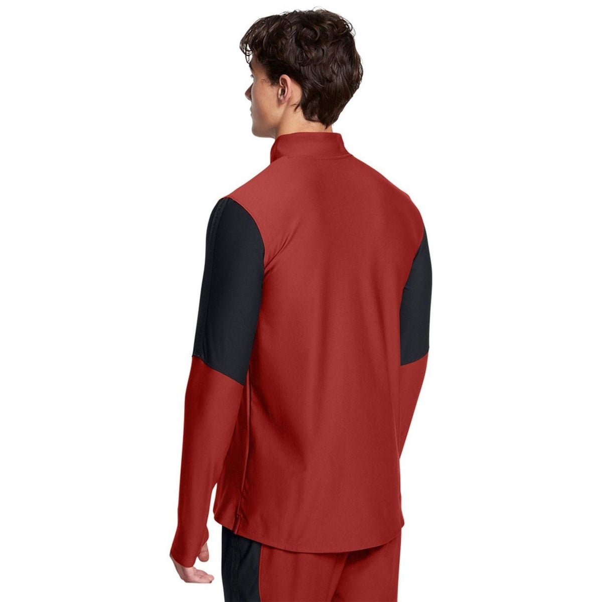 Orange - Side - Under Armour Mens Pro Quarter Zip Top