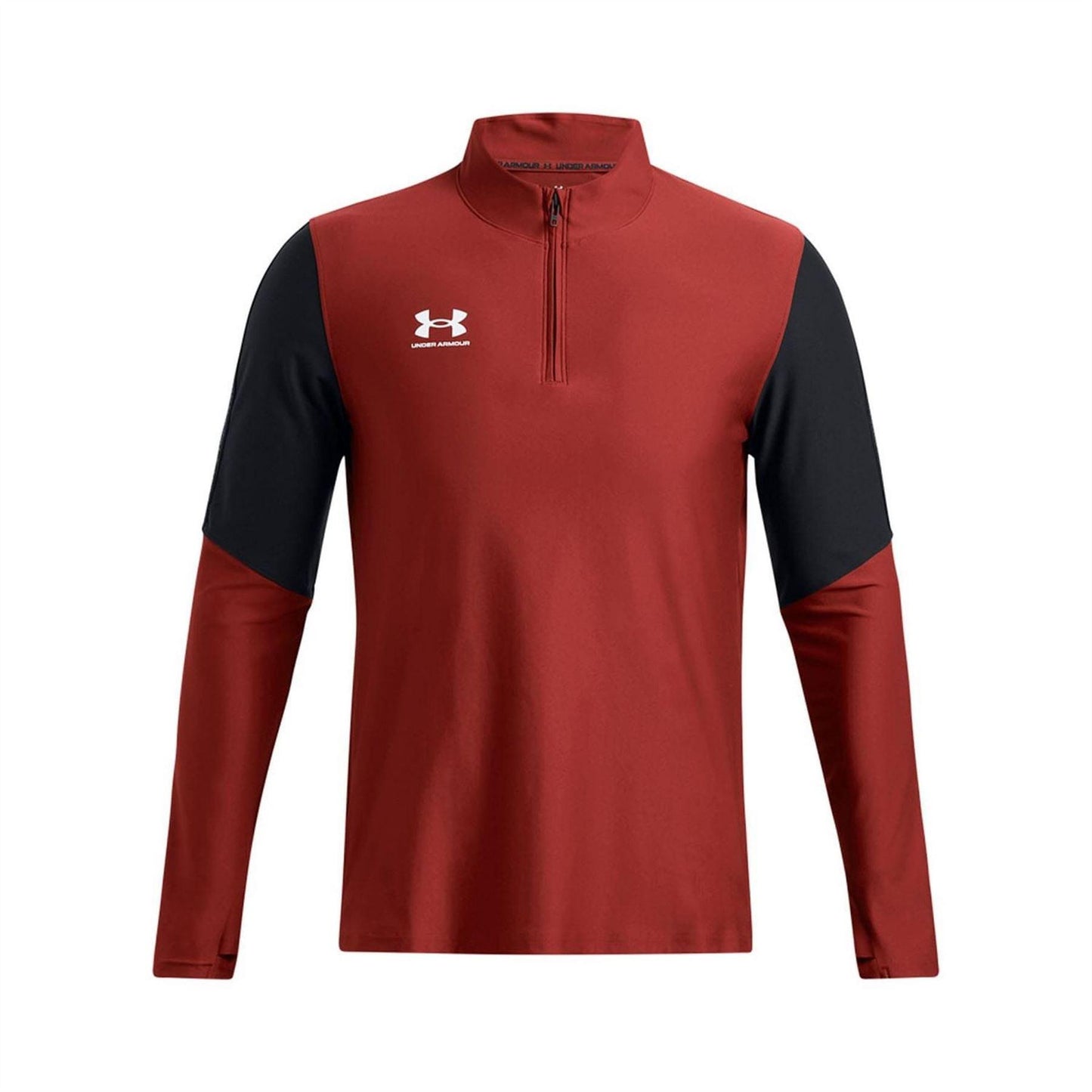 Orange - Front - Under Armour Mens Pro Quarter Zip Top