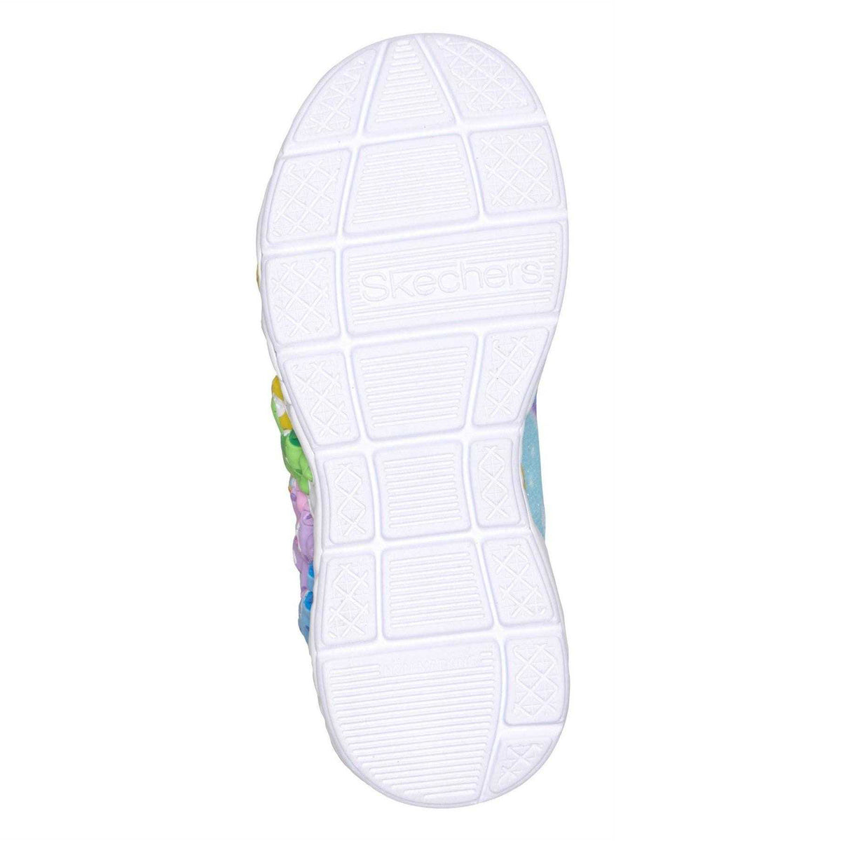 Blue - Side - Skechers Childrens-Kids Hugs N Snugs Care Bears Trainers