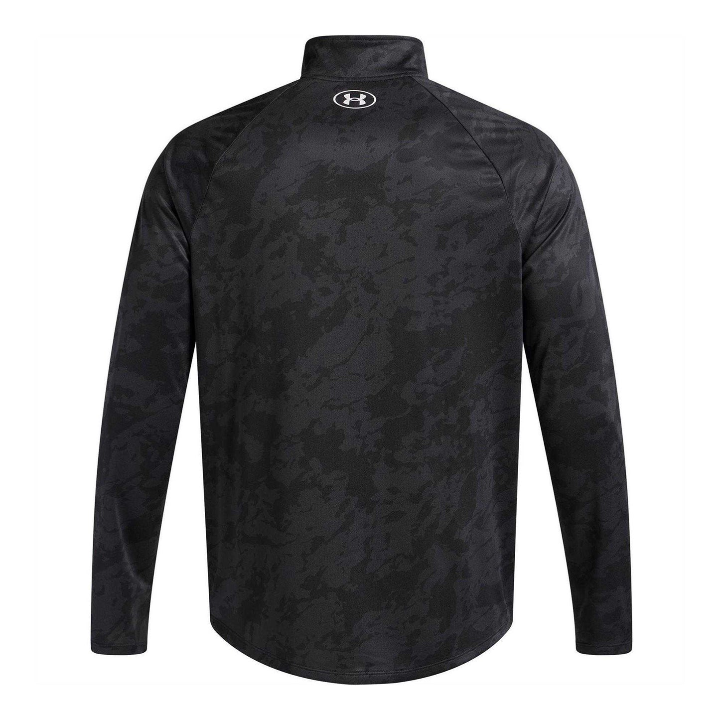 Black Camo - Back - Under Armour Mens Tech Half Zip Long-Sleeved Top