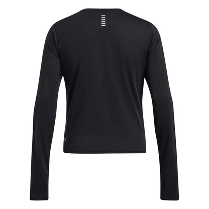 Black - Back - Under Armour Womens-Ladies Launch Regular Top