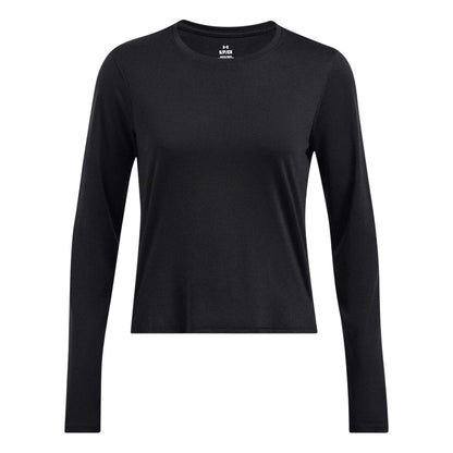 Black - Front - Under Armour Womens-Ladies Launch Regular Top