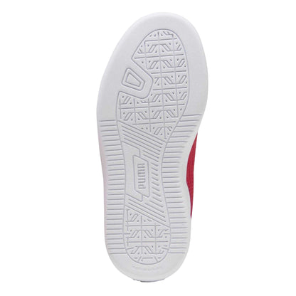 White-Rosso Red - Pack Shot - Puma Childrens-Kids Caven 2.0 Ferrari Trainers