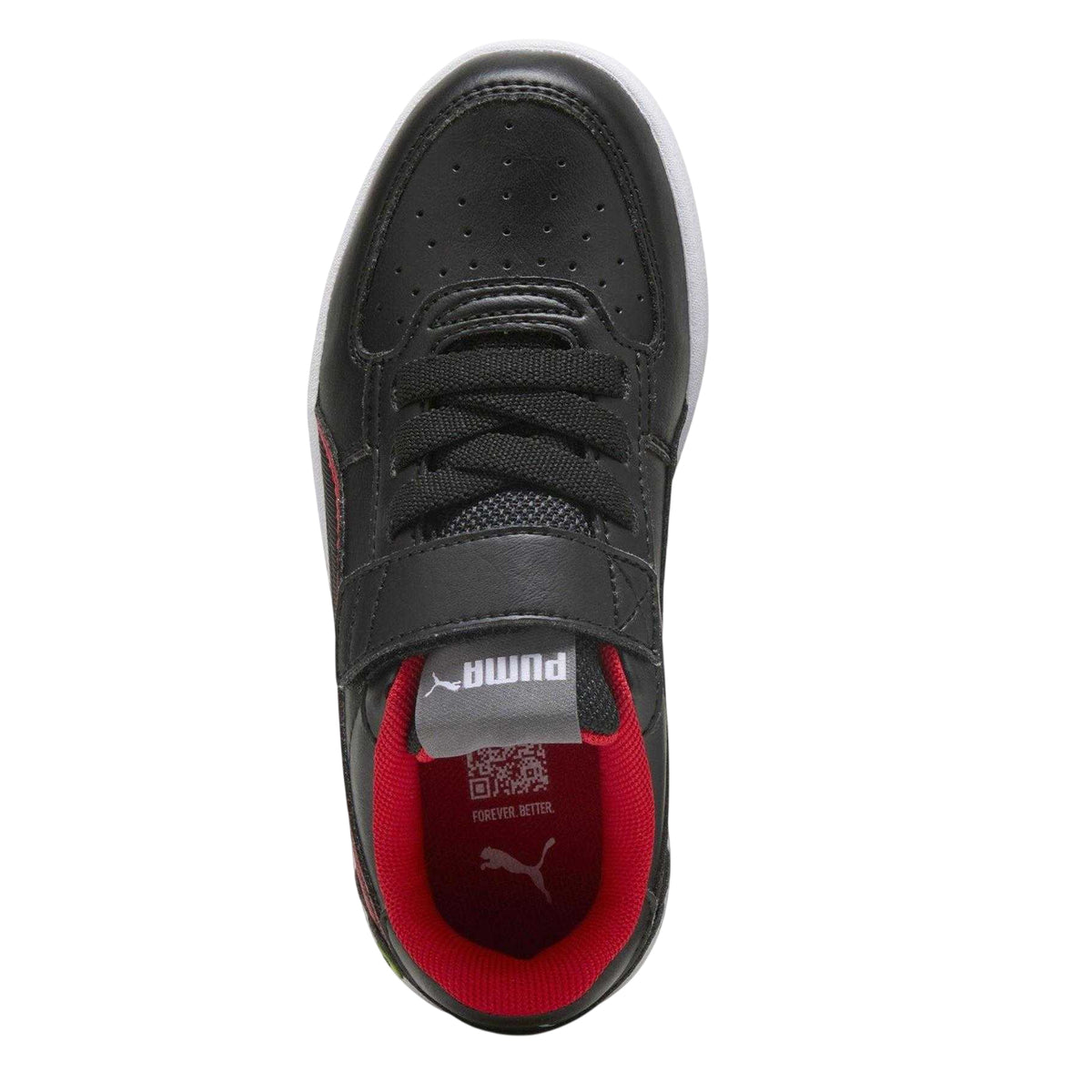 Black-Rosso Red - Lifestyle - Puma Childrens-Kids Caven 2.0 Ferrari Trainers
