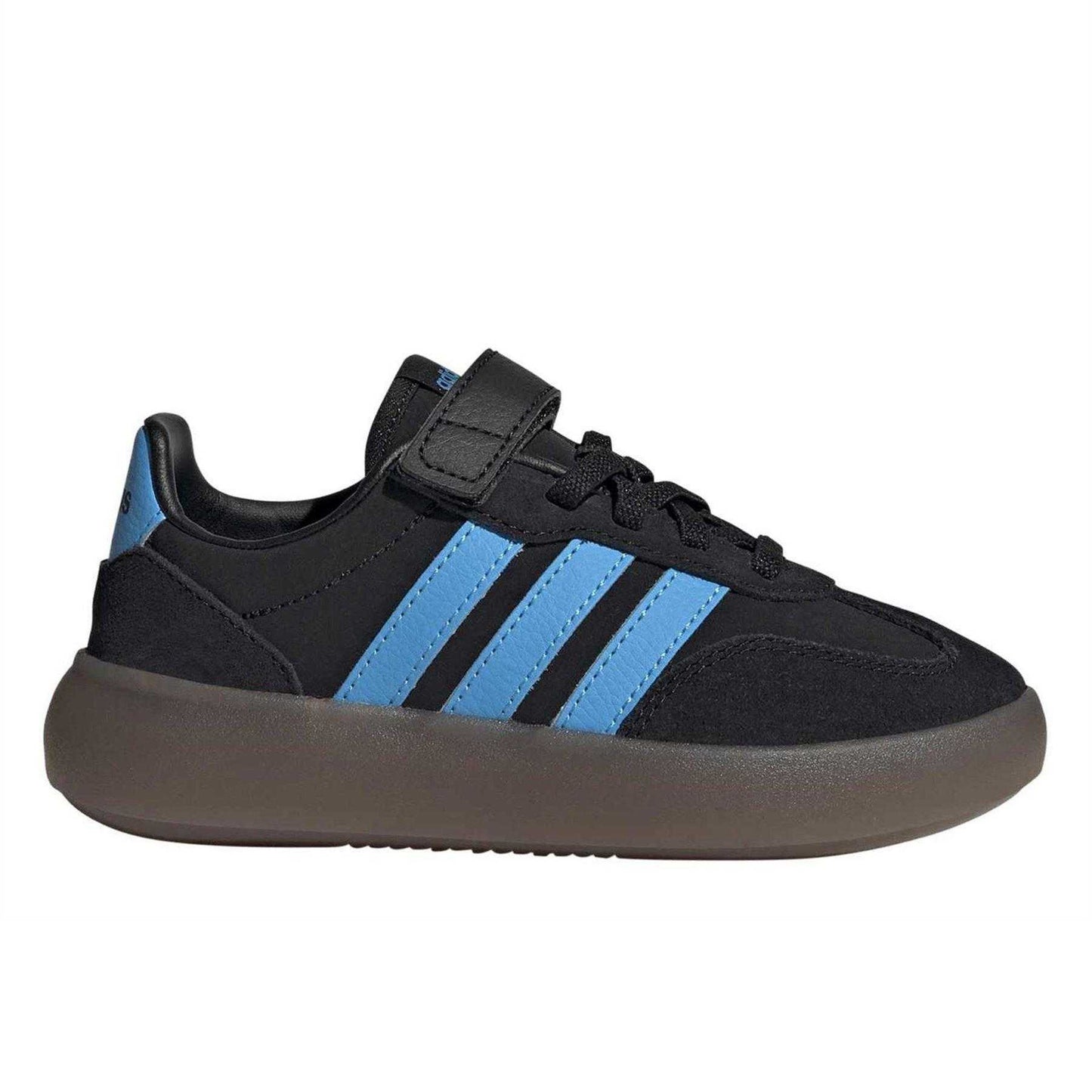 Core Black - Front - Adidas Childrens-Kids Barreda Decode Suede Trainers