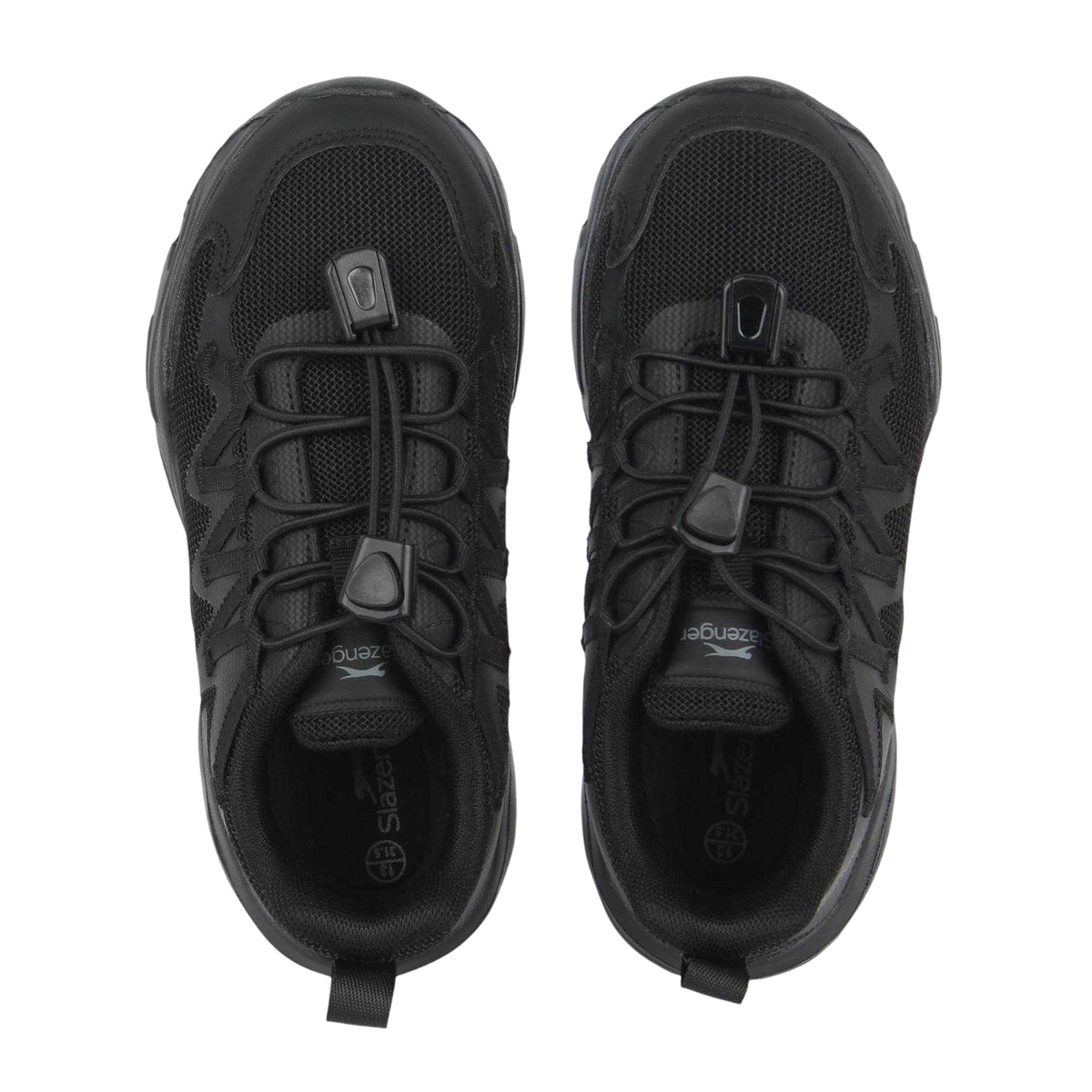 Black - Side - Slazenger Childrens-Kids Slaz Light Up Trainers