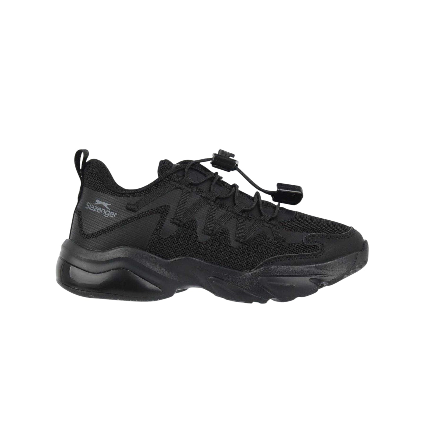 Black - Front - Slazenger Childrens-Kids Slaz Light Up Trainers