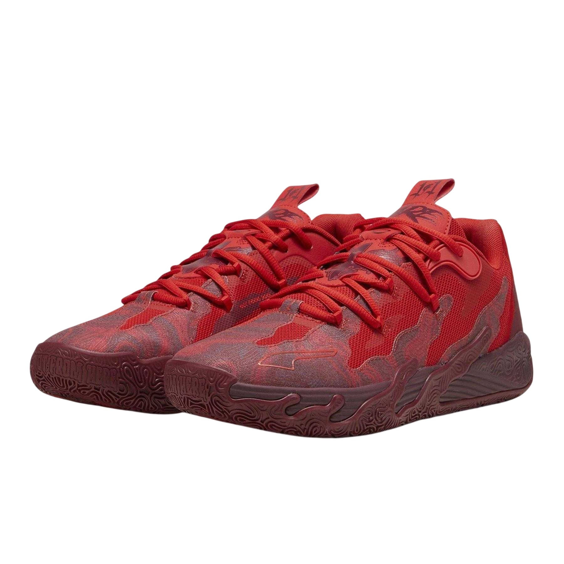 Red - Pack Shot - Puma Mens Mb.03 Basketball Shoes