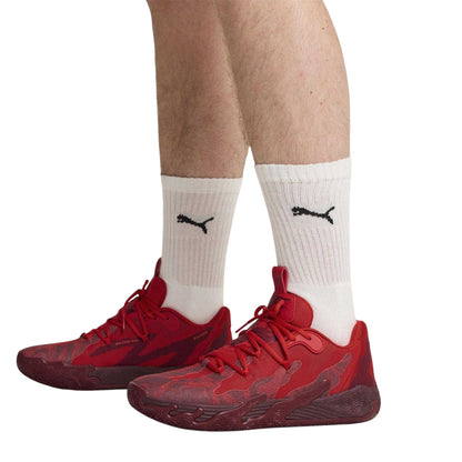 Red - Close up - Puma Mens Mb.03 Basketball Shoes