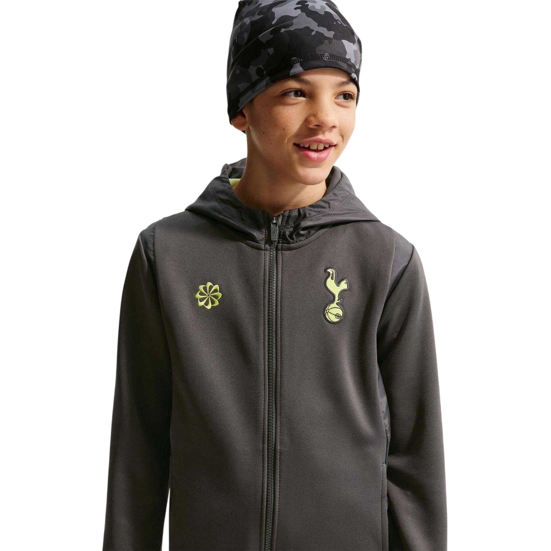 Black-Blue - Side - Nike Childrens-Kids Tottenham Hotspur FC Tracksuit
