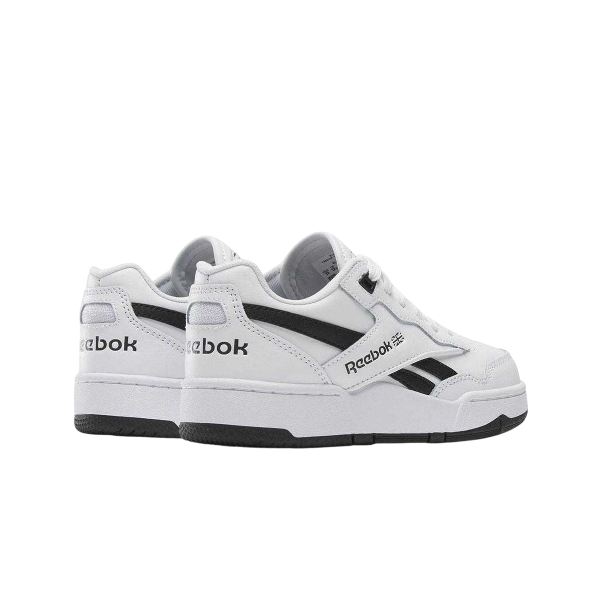 White-Black - Back - Reebok Childrens-Kids 4000 II Barbie Leather Trainers
