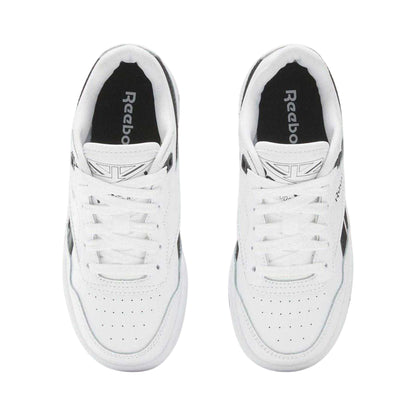 White-Black - Side - Reebok Childrens-Kids 4000 II Barbie Leather Trainers