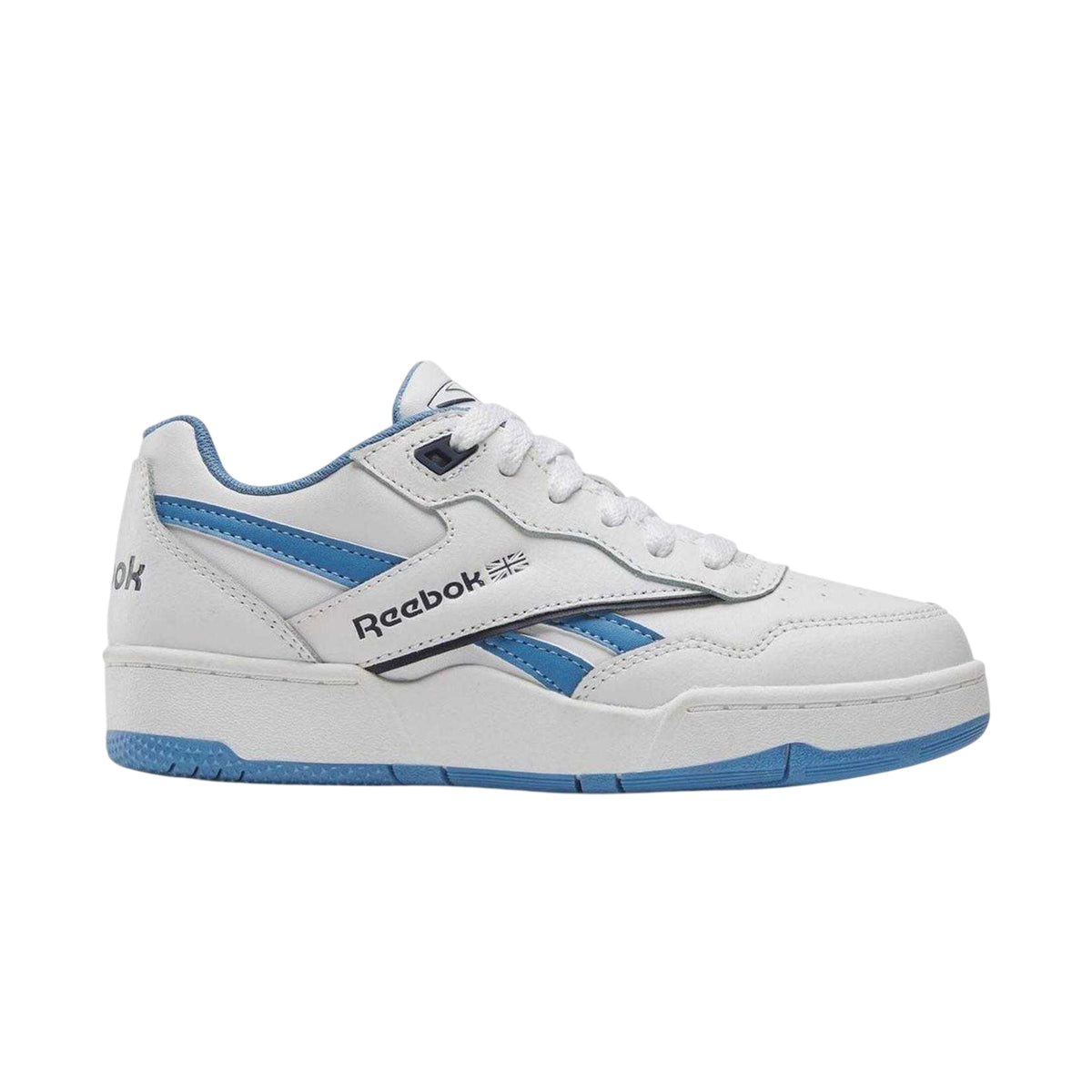 White-Blue - Front - Reebok Childrens-Kids 4000 II Barbie Leather Trainers