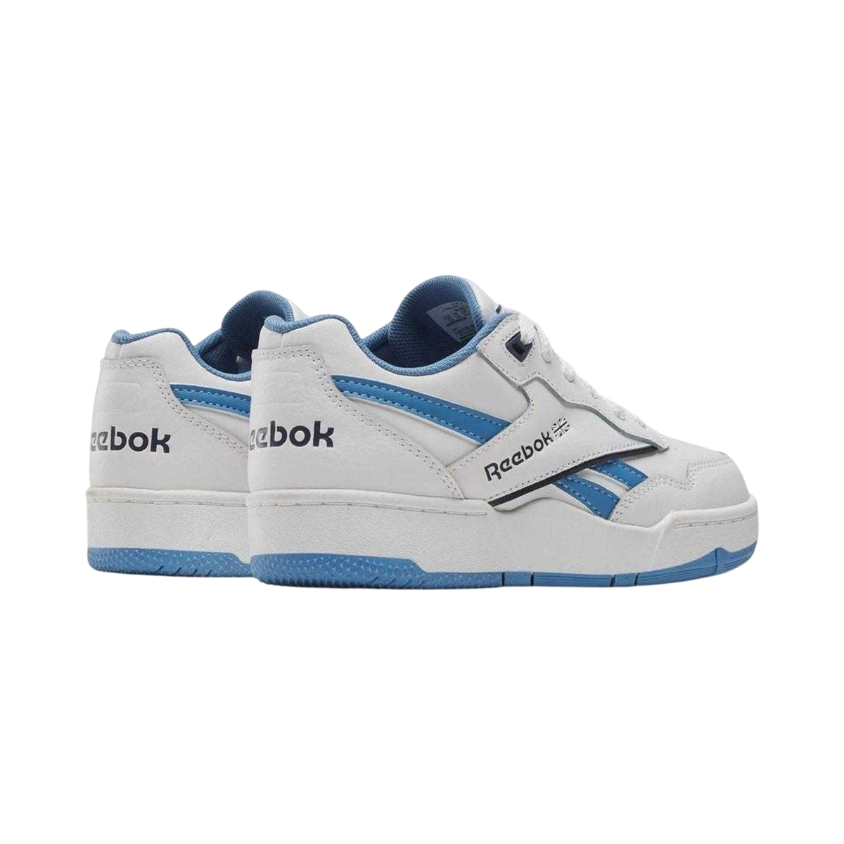 White-Blue - Back - Reebok Childrens-Kids 4000 II Barbie Leather Trainers