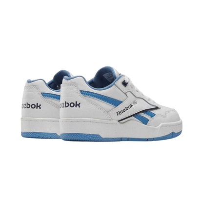 White-Blue - Back - Reebok Childrens-Kids 4000 II Barbie Leather Trainers