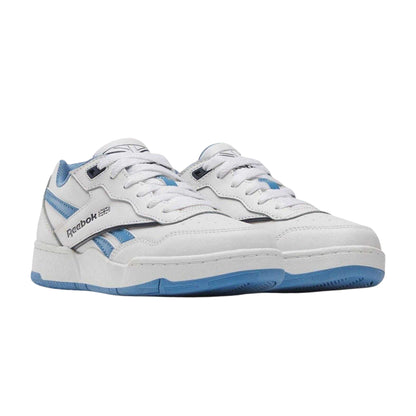White-Blue - Pack Shot - Reebok Childrens-Kids 4000 II Barbie Leather Trainers
