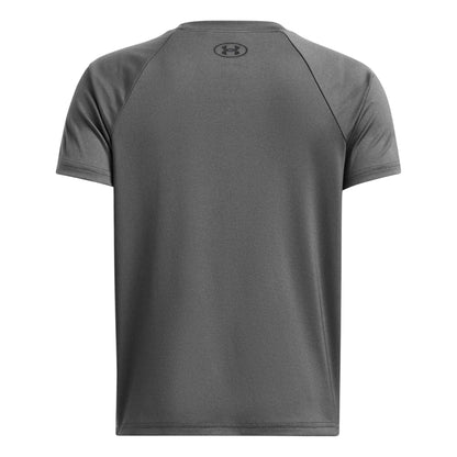 Grey - Back - Under Armour Boys Split Logo T-Shirt