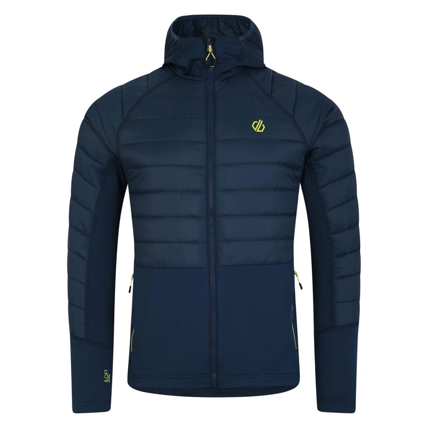 Blue - Front - Dare 2B Mens Descending Hybrid Jacket
