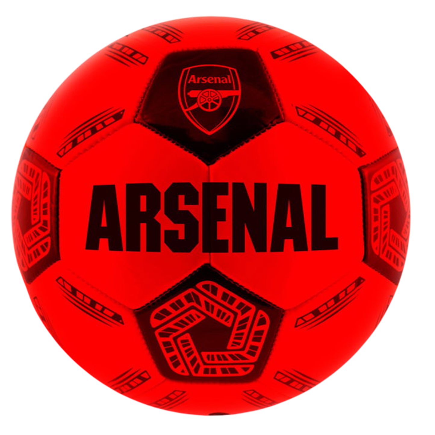 Orange-Black - Back - Arsenal FC Light Up Football