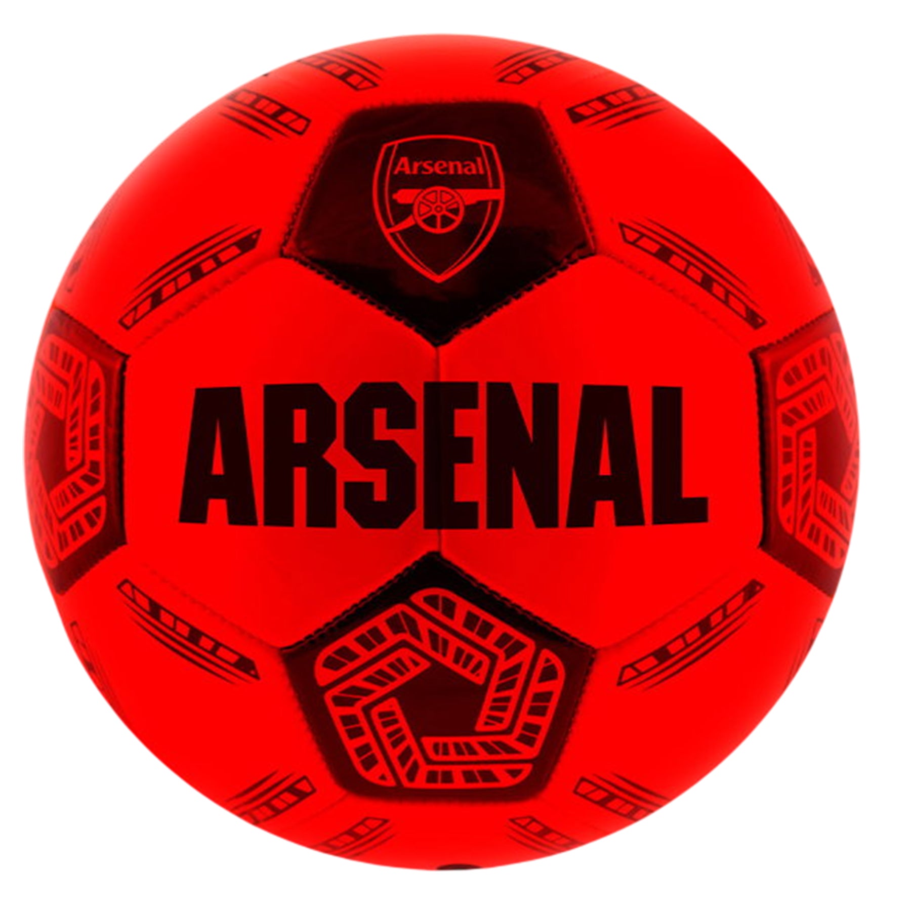 Orange-Black - Back - Arsenal FC Light Up Football