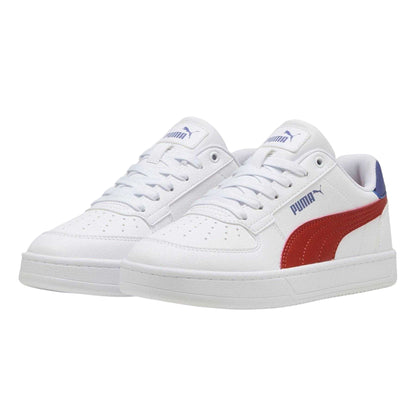 White-Red - Lifestyle - Puma Unisex Adult Caven Trainers