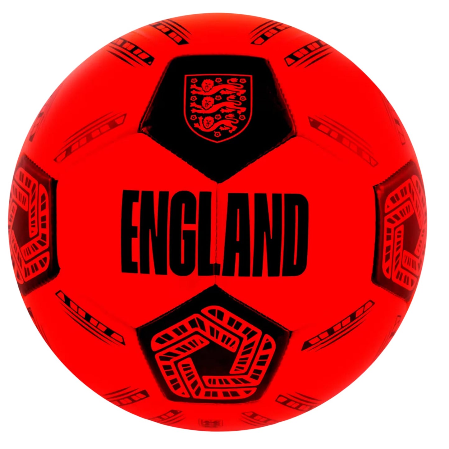 Orange-Black - Back - England FA Light Up Football