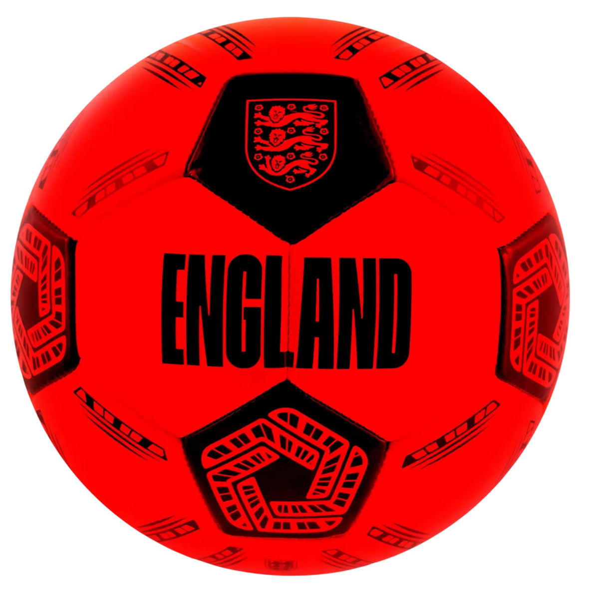 Orange-Black - Back - England FA Light Up Football