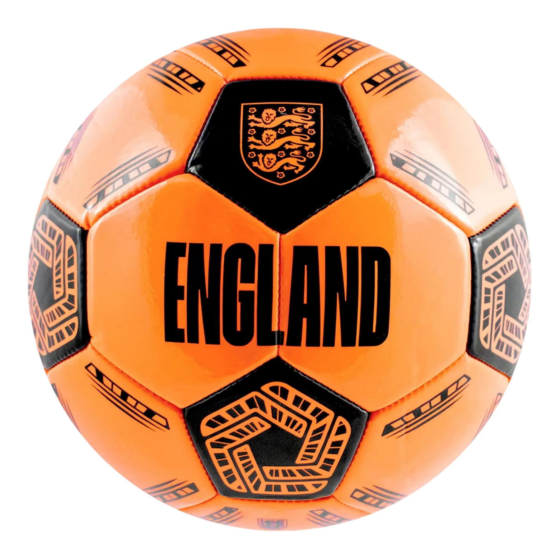 Orange-Black - Front - England FA Light Up Football