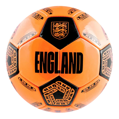 Orange-Black - Front - England FA Light Up Football