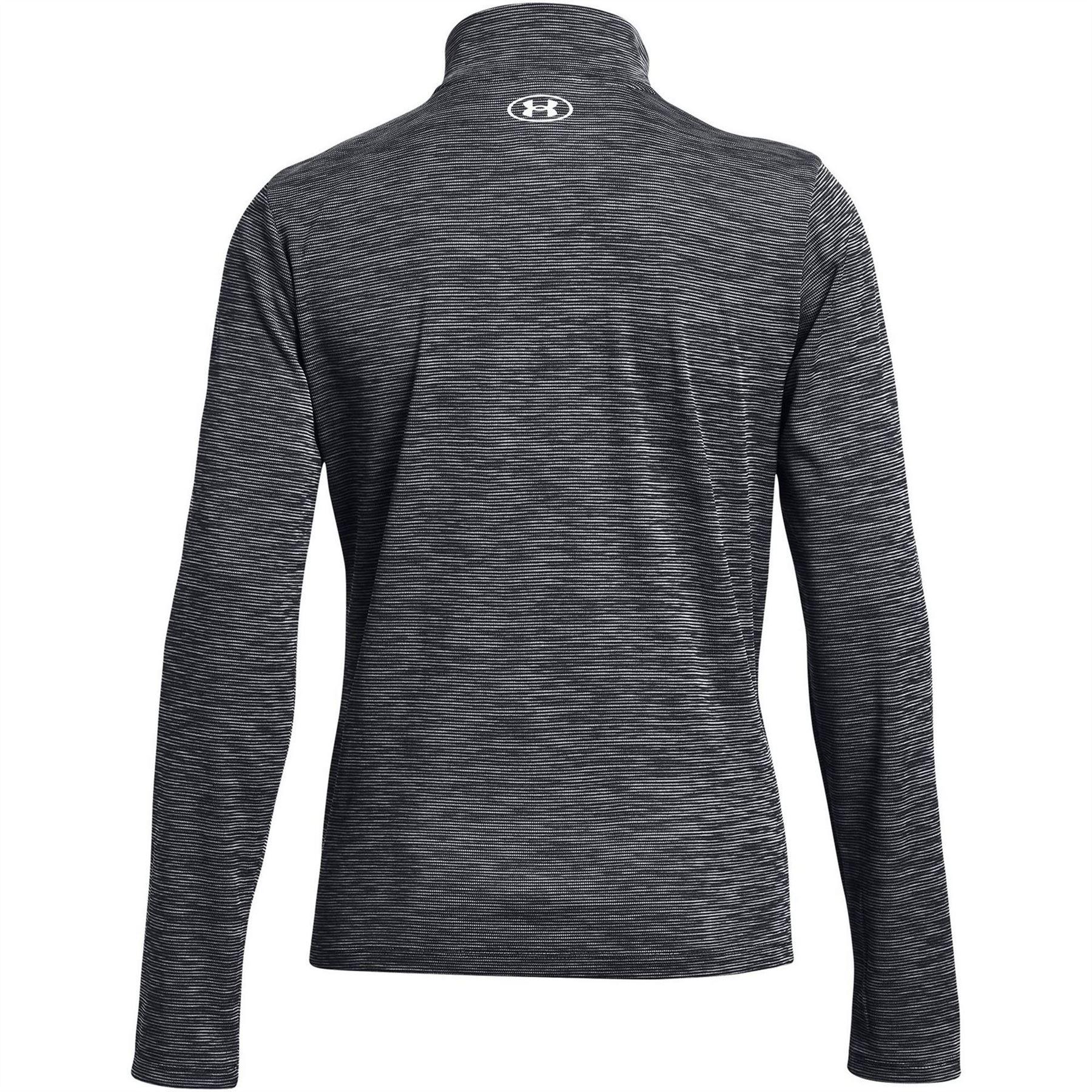 Black - Back - Under Armour Womens-Ladies Tech Top