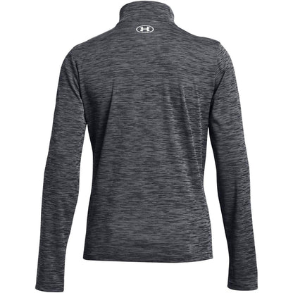 Black - Back - Under Armour Womens-Ladies Tech Top